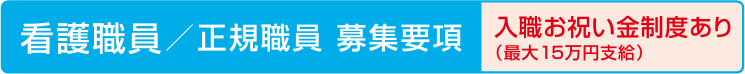 やすはら苑|看護職員（正規）募集要項